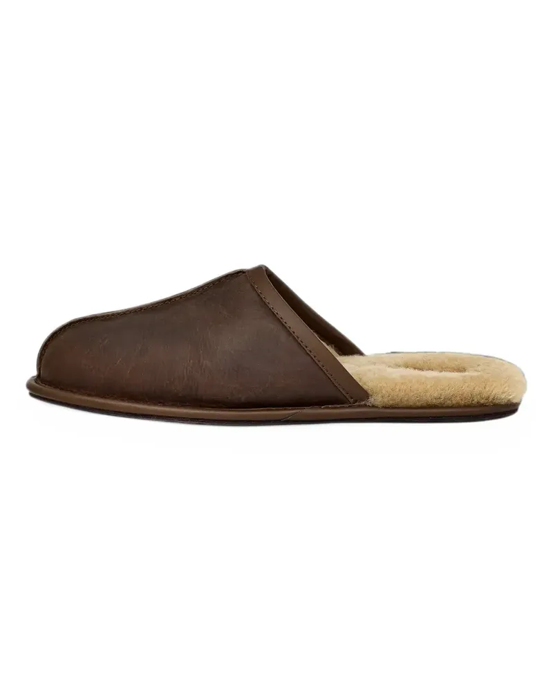 UGG Scuff leather sandals - Braun Braun