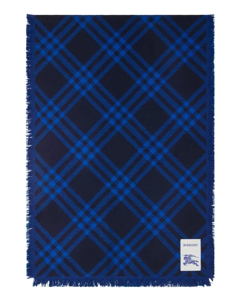 Burberry Karierter Schal - Blau Blau