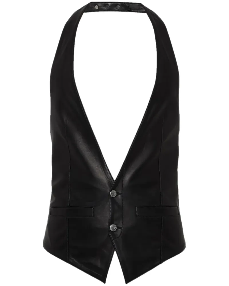Dsquared2 Ärmelloses Hemd - Schwarz Schwarz