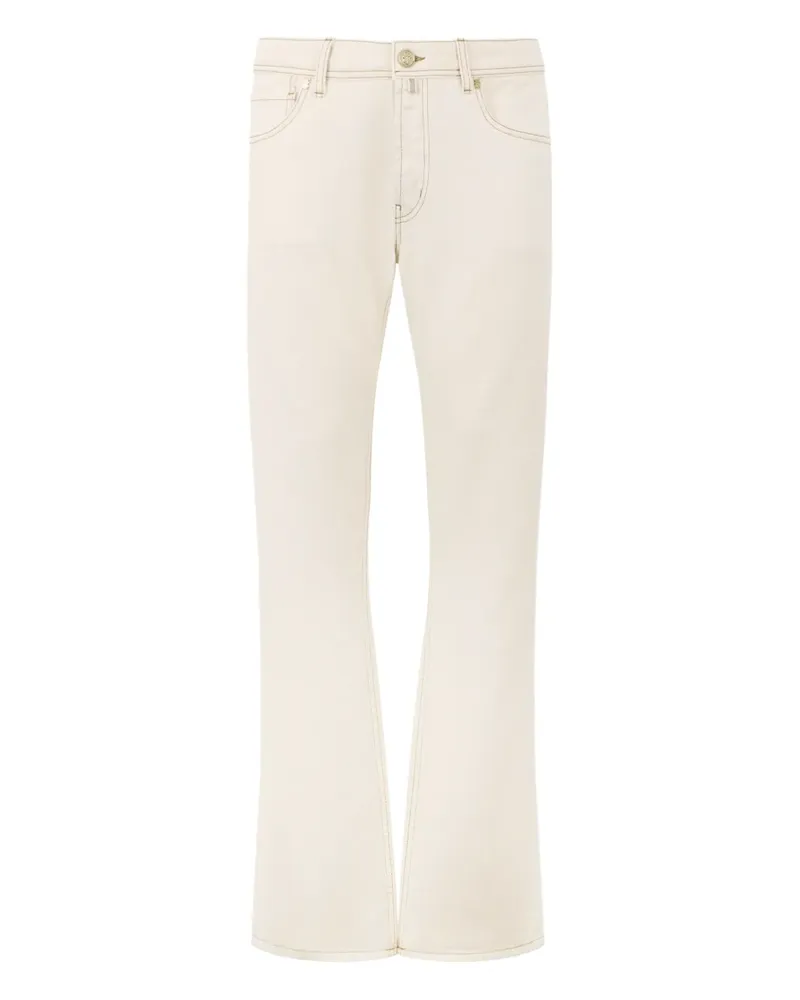 Billionaire embroidered pocket jeans - Nude Nude