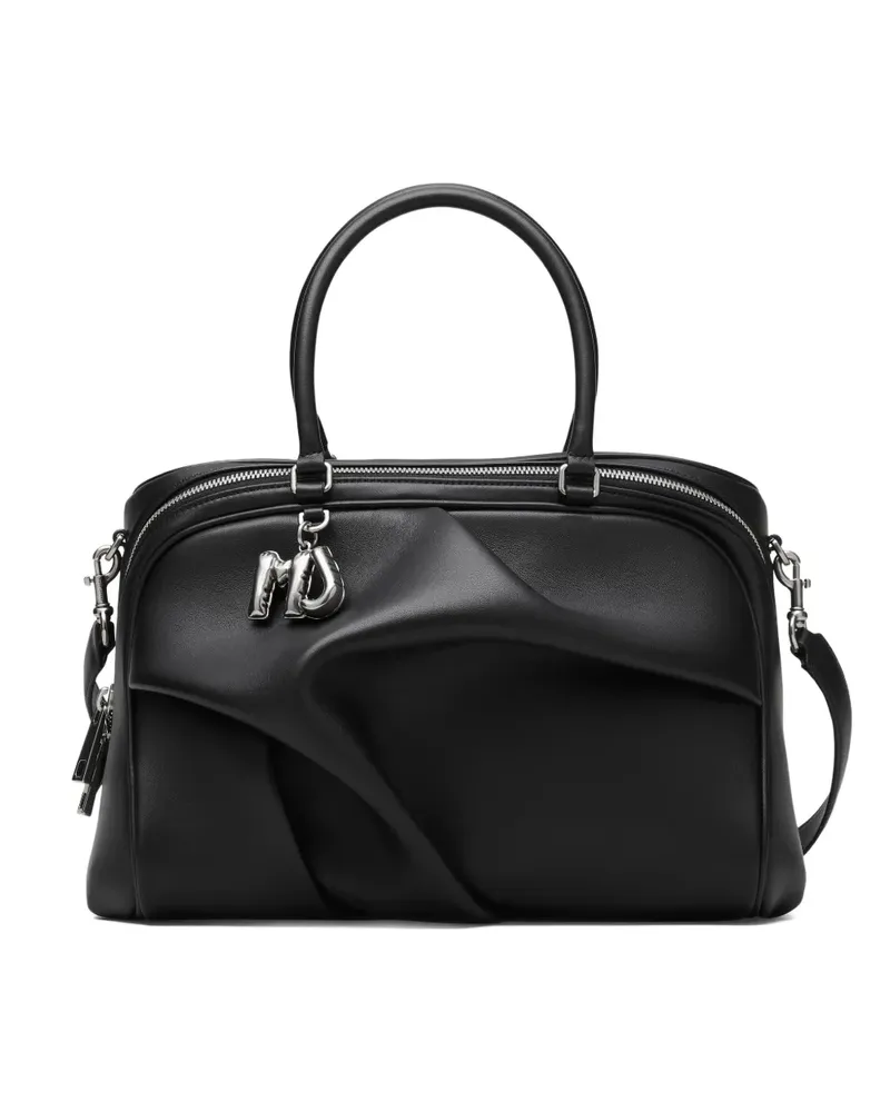 Marc Jacobs Shopper mit Logo-Anhänger - Schwarz Schwarz