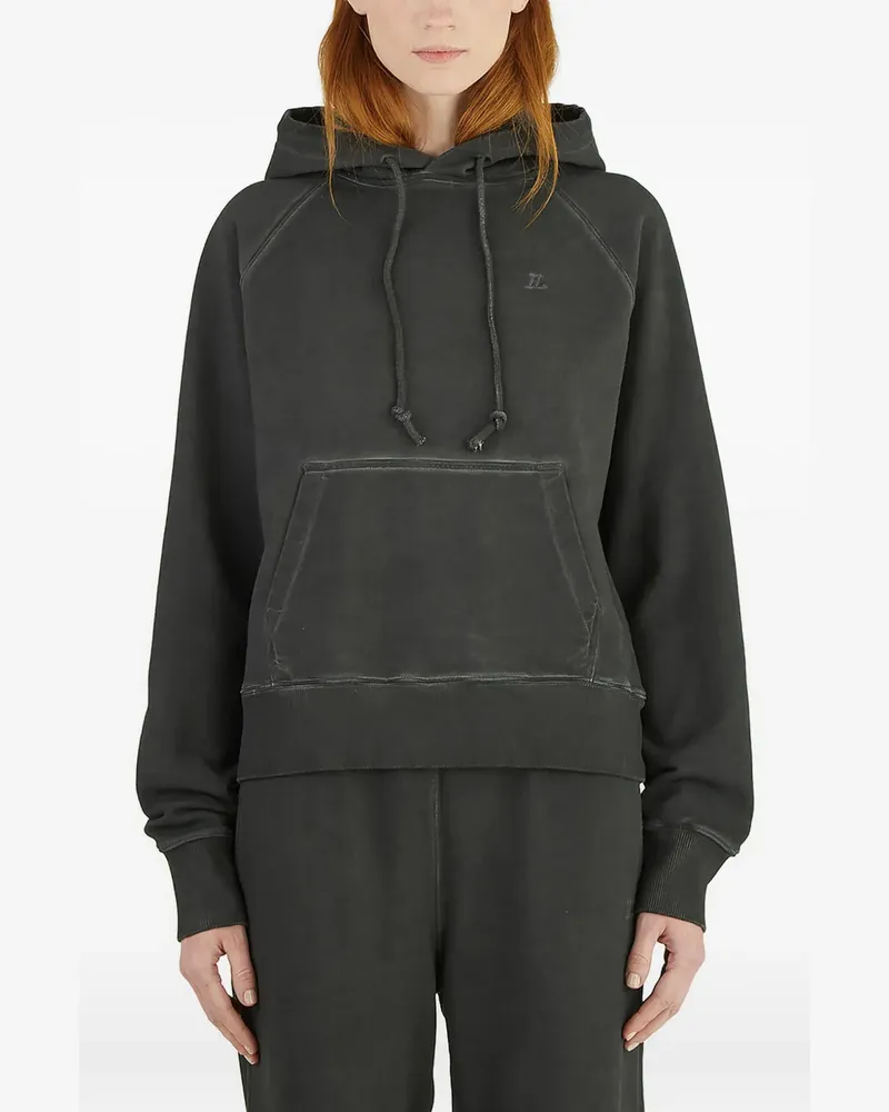 Helmut Lang cotton hoodie - Grau Grau