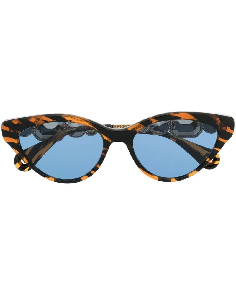 Lanvin Sonnenbrille mit Cat-Eye-Gestell - Braun Braun