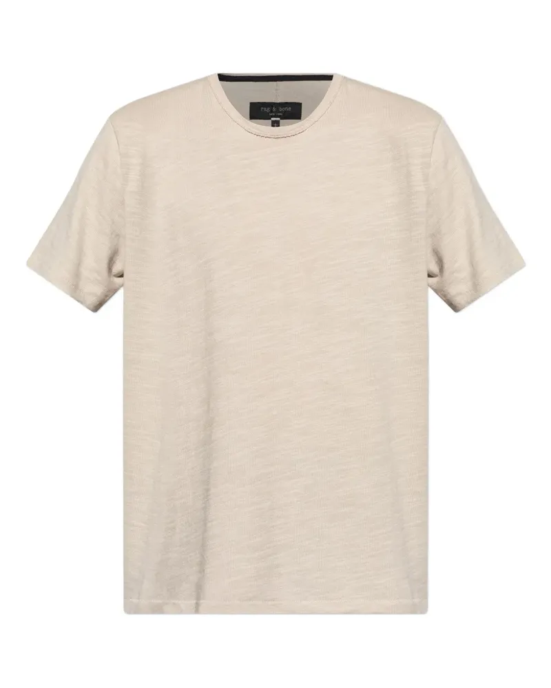 Rag & Bone T-Shirt mit meliertem Effekt - Nude Nude