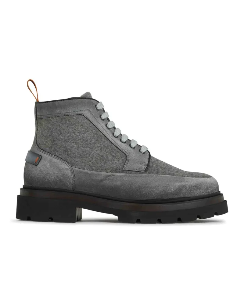 Santoni Develop Stiefel - Grau Grau