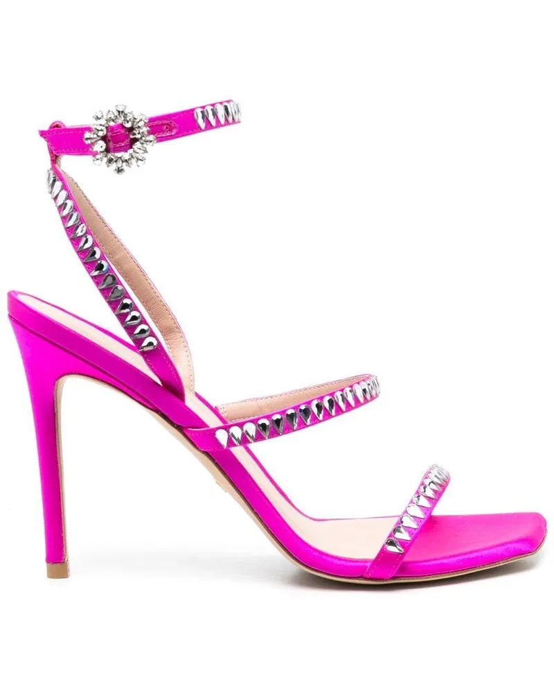Stuart Weitzman Pumps mit Kristallen 115mm - Rosa Rosa
