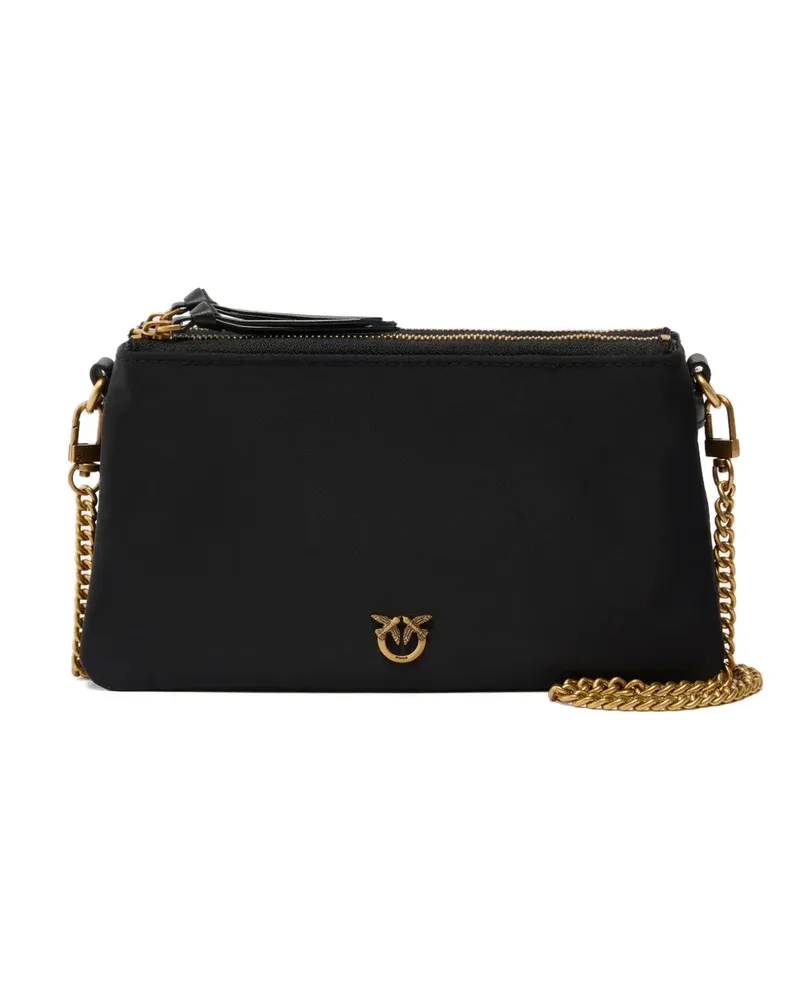 Pinko Umhängetasche mit Reißverschluss - Schwarz Schwarz
