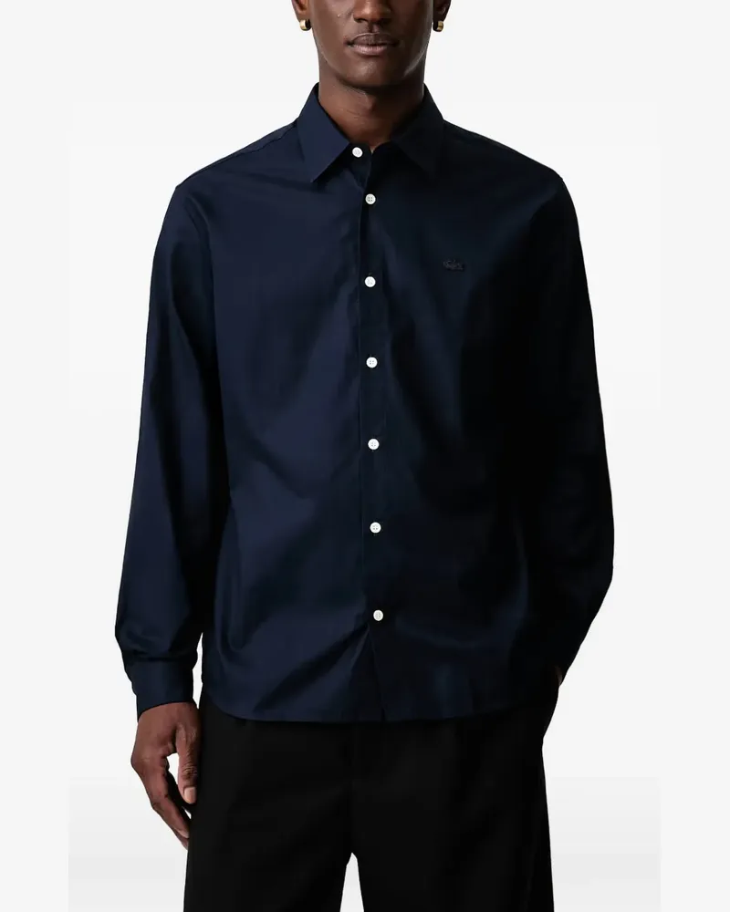Lacoste Strukturiertes Hemd - Blau Blau