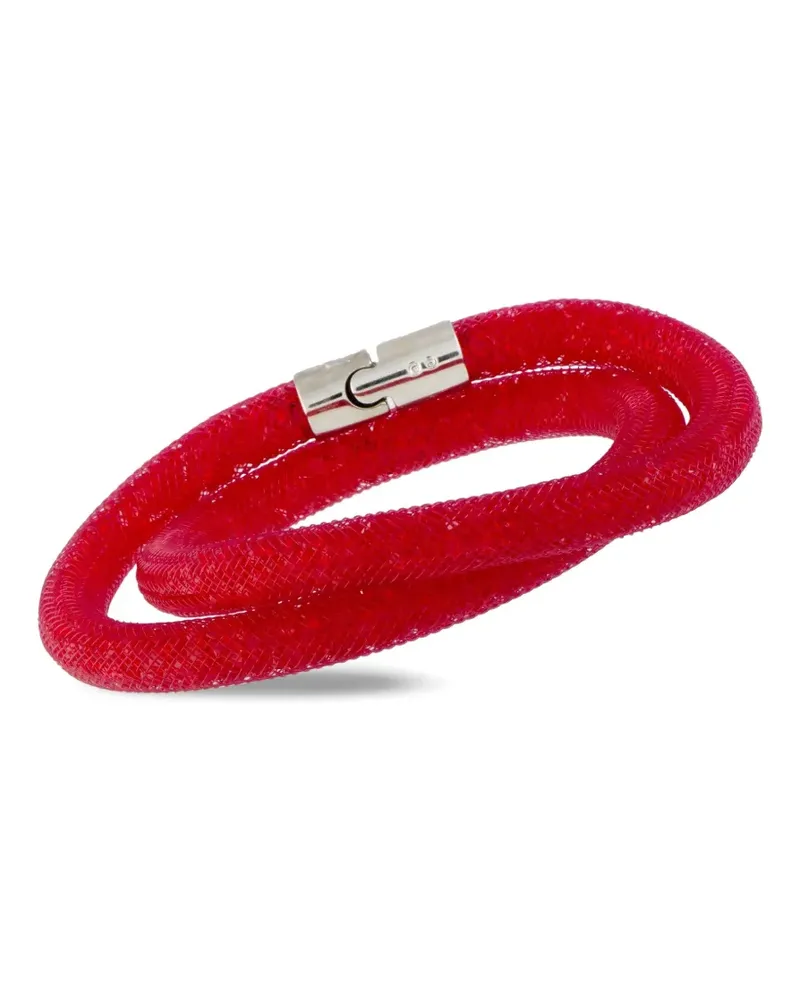 Swarovski Pre-owned Rotgoldarmband mit Kristallen Rot