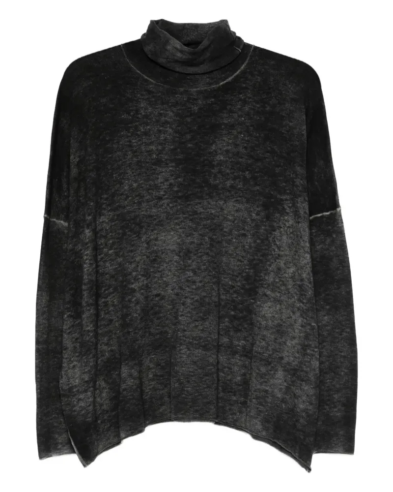 Avant Toi Pullover mit Rollkragen - Schwarz Schwarz