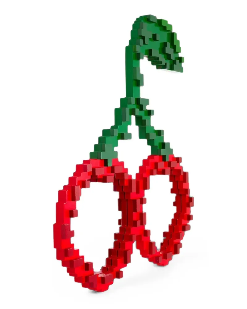 Seletti Pixel cherry mirror - Rot Rot