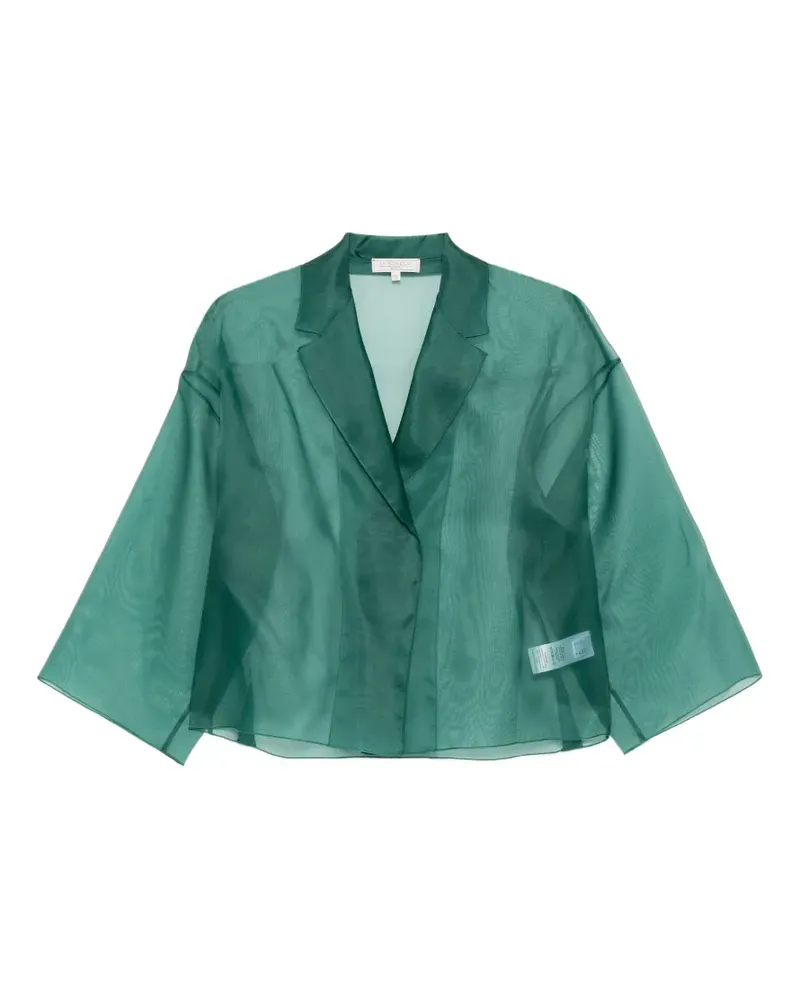 Antonelli Firenze Emma V-neck oversized jacket - Grün Grün