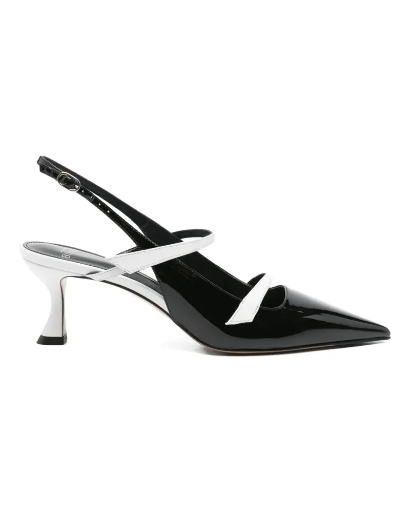 Alexandre Birman patent-leather slingback pumps - Schwarz Schwarz