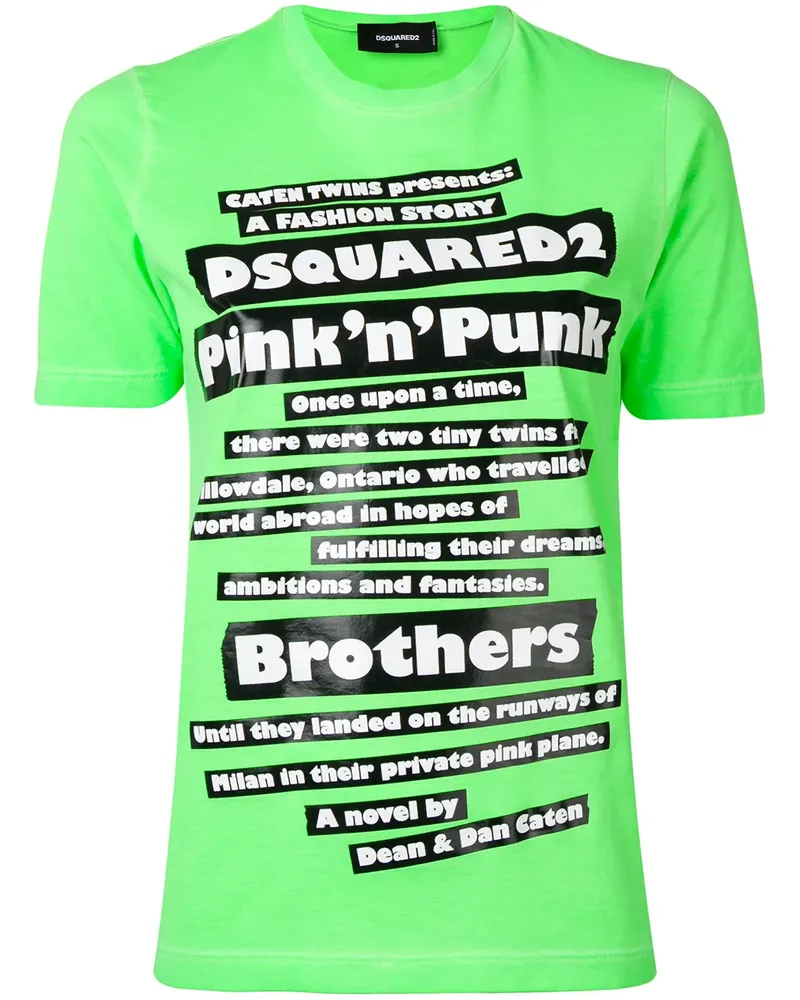 Dsquared2 Pink N Punk' T-Shirt - Grün Grün