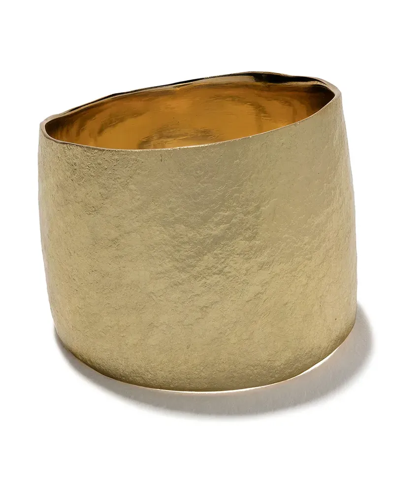 Wouters & Hendrix Gehämmerter 18kt Goldring - YELLOW GOLD Yellow