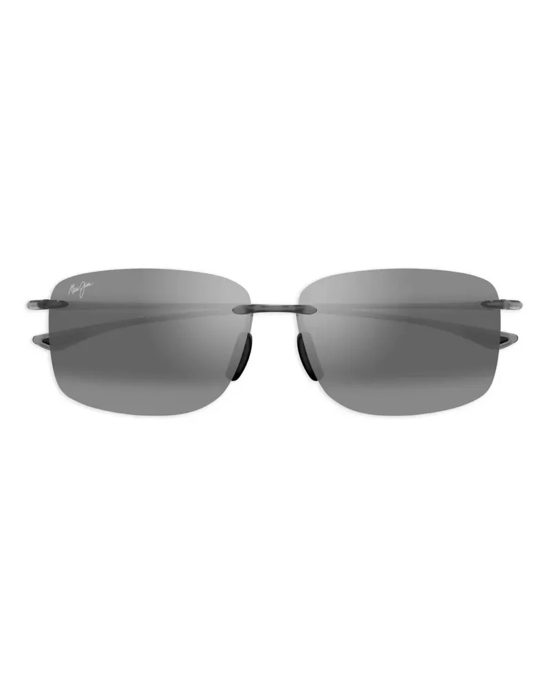 Maui Jim Rahmenlose Brille mit eckigen Gläsern - Grau Grau