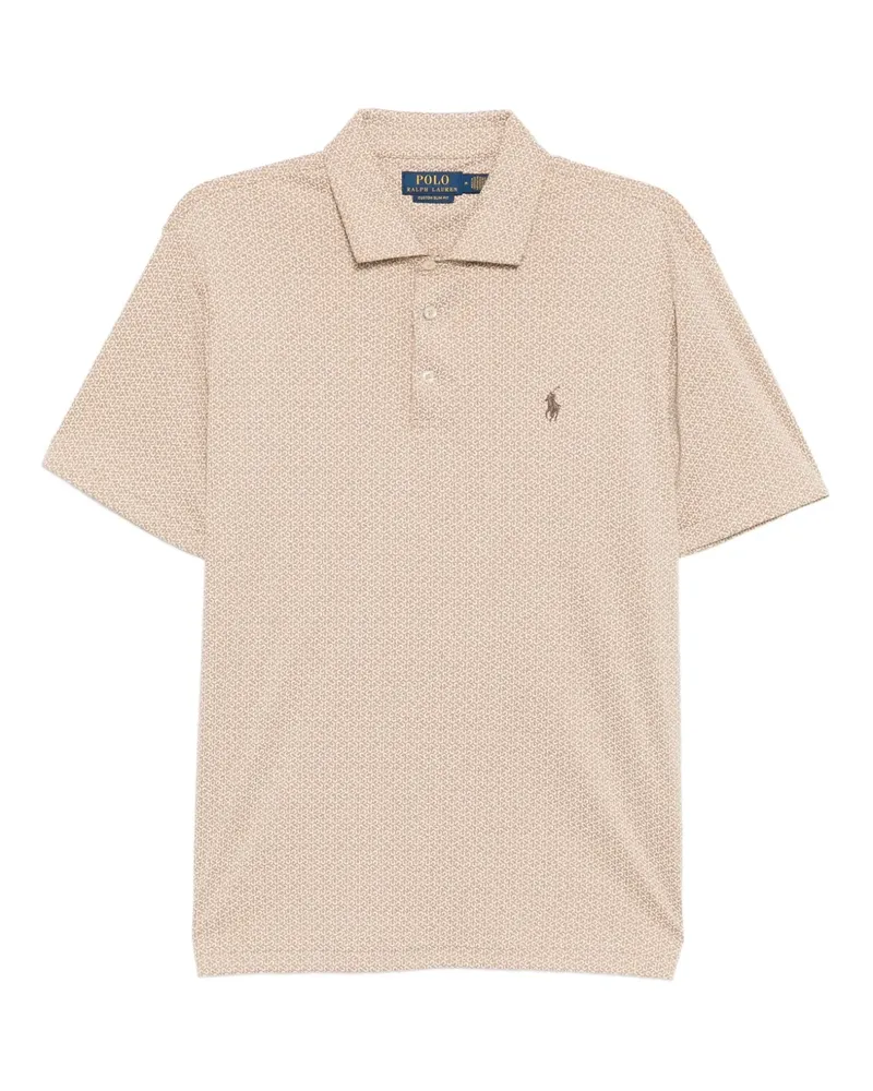 Ralph Lauren Poloshirt mit Logo-Stickerei - Nude Nude
