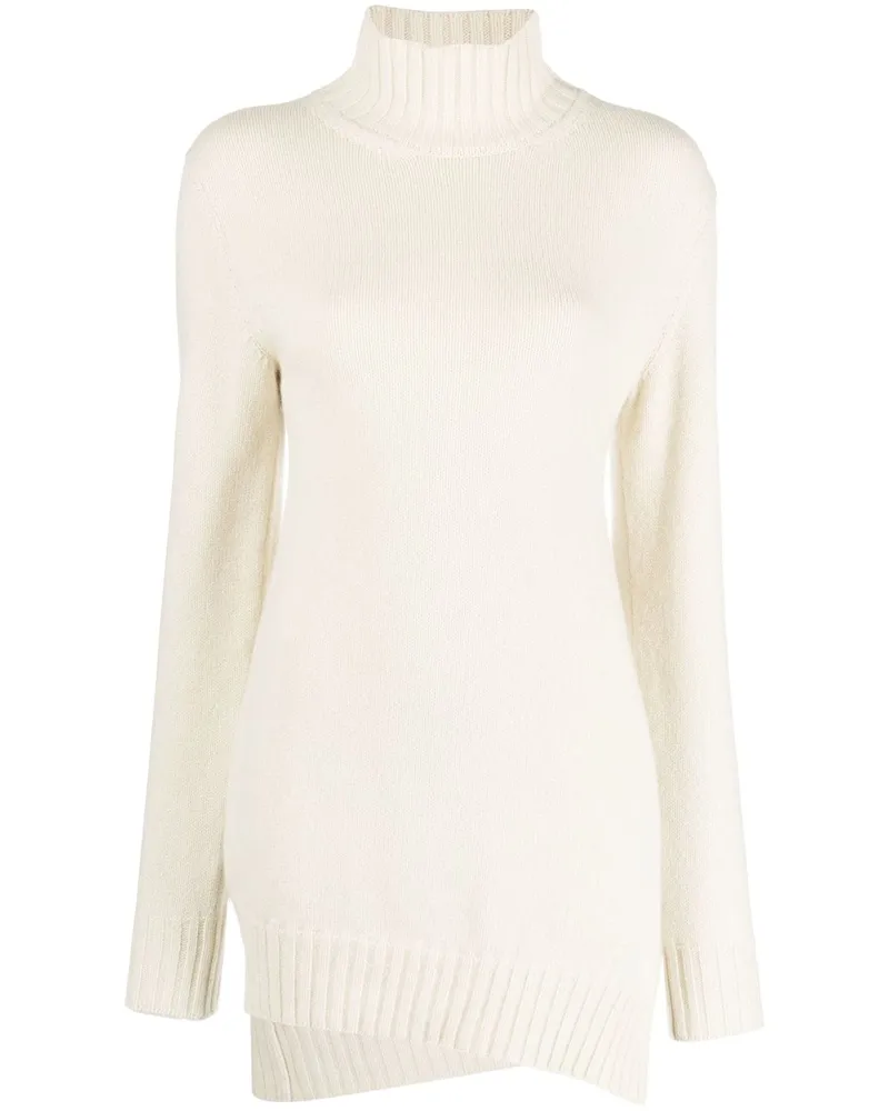 Jil Sander Pullover mit asymmetrischem Saum - Nude Nude