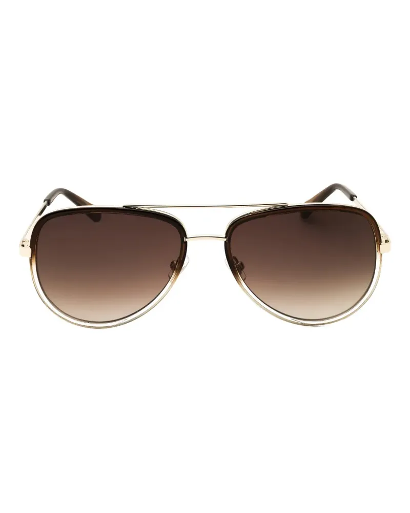 Fossil pilot-frame sunglasses - Gold Gold