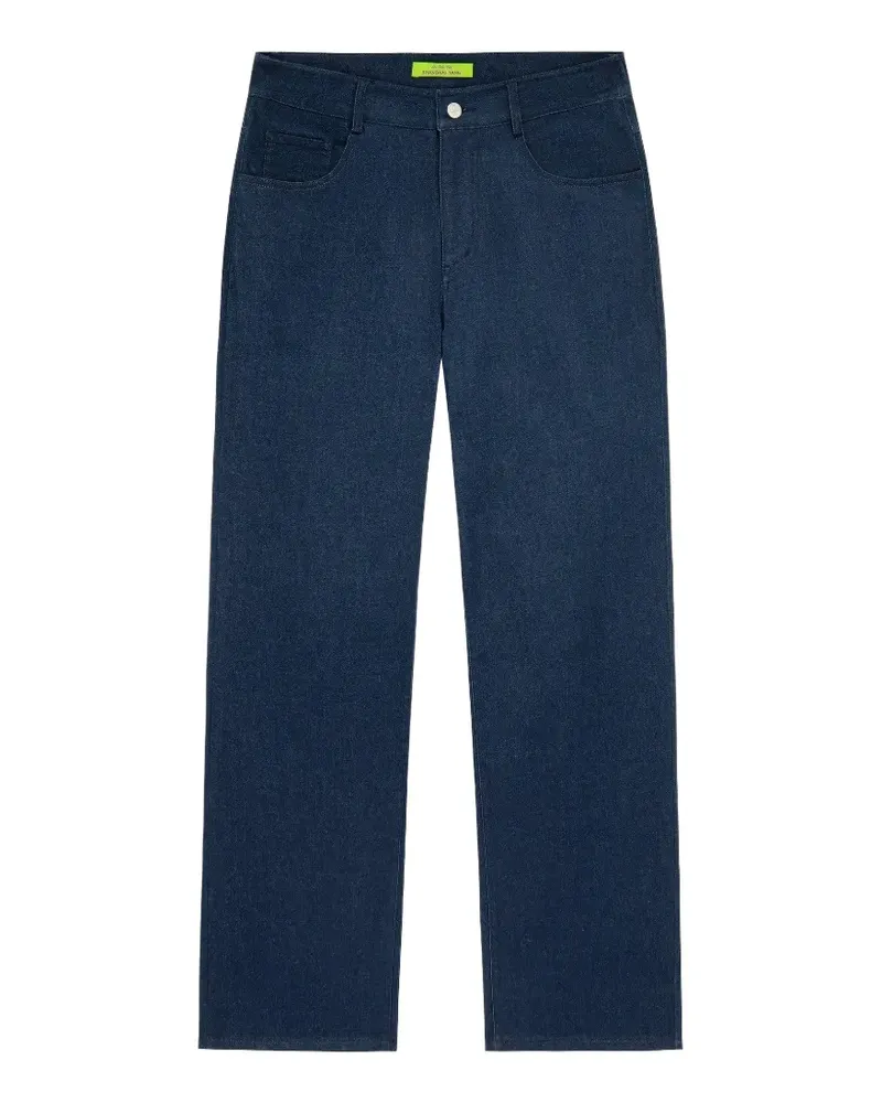 Shanghai Tang relaxed straight-leg jeans - Blau Blau
