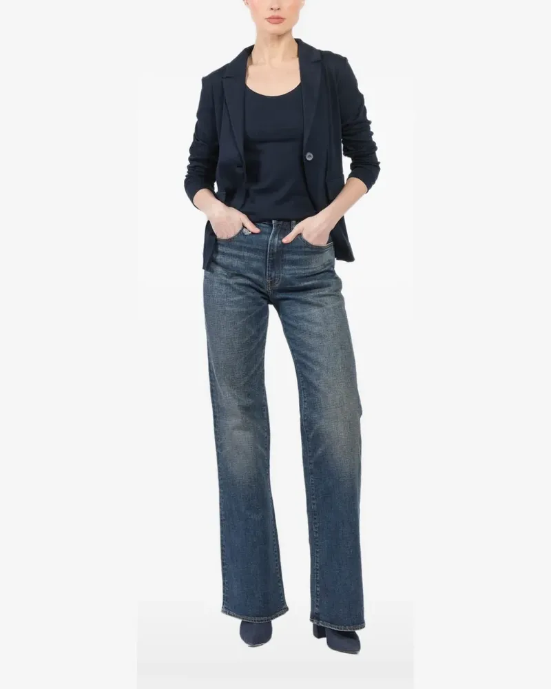 Gran Sasso Blazer-Set mit Tasche - Blau Blau