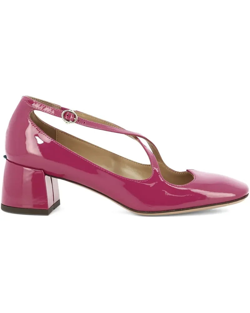 A.BOCCA Two For Love Pumps mit überkreuzten Riemen 50mm - Rosa Rosa