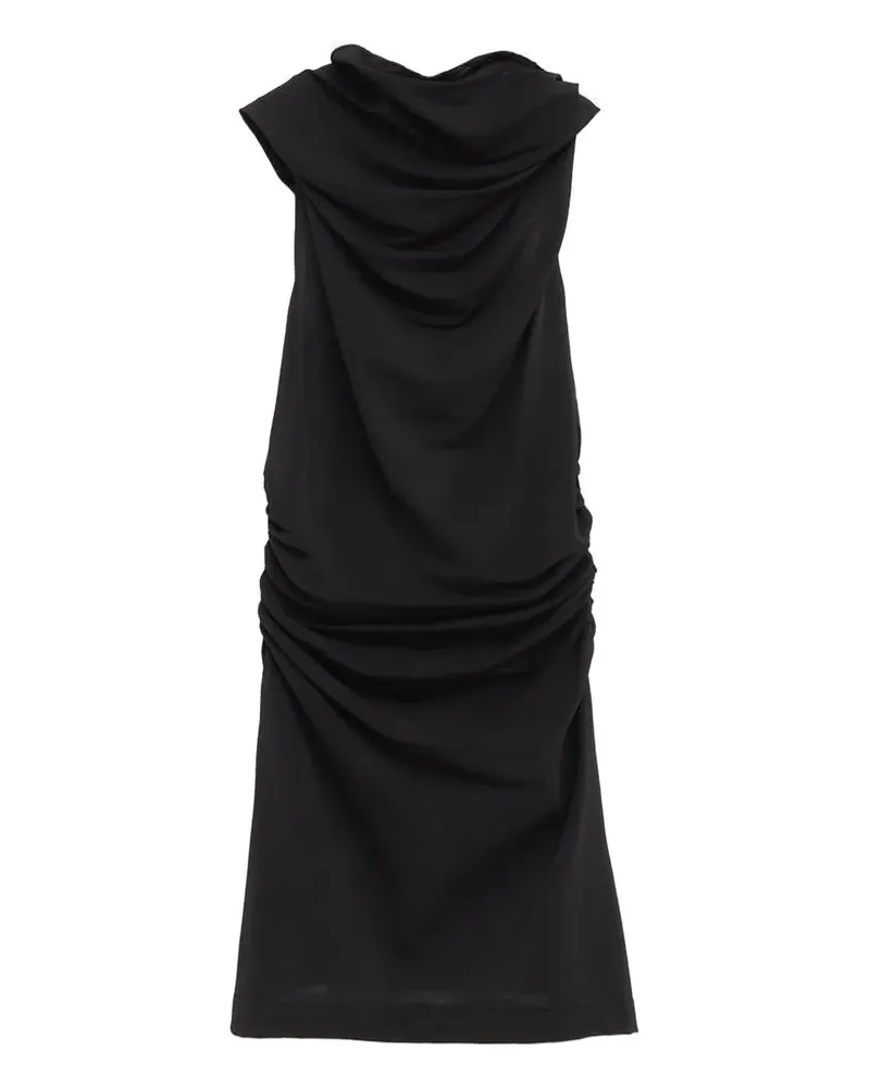 Paloma Wool Drapiertes Neckholder-Top - Schwarz Schwarz