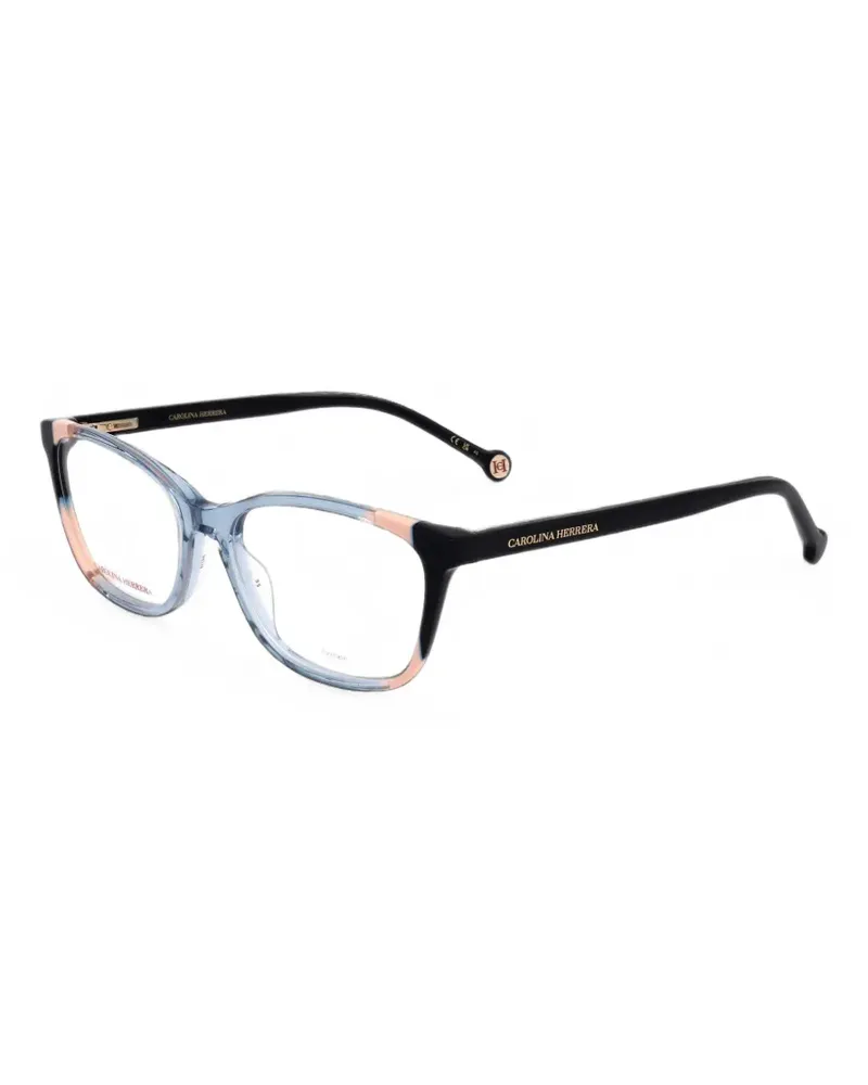 Carolina Herrera New York rectangle-frame glasses - Blau Blau