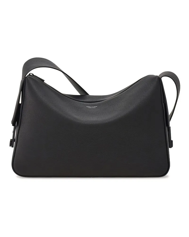 Ferragamo Umhängetasche aus Leder - Schwarz Schwarz