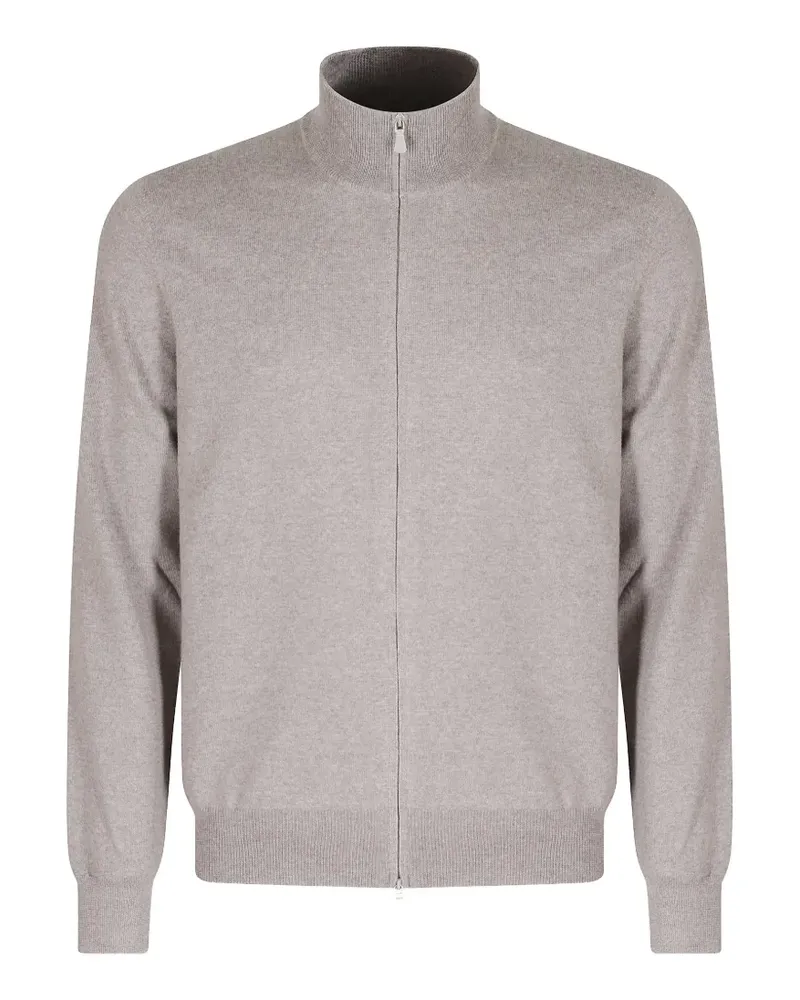 Tagliatore Raymond Strickpullover mit Reißverschluss - Grau Grau