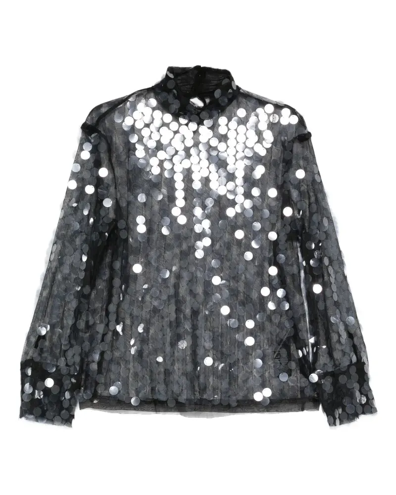 Semicouture sequin-embellished blouse - Schwarz Schwarz