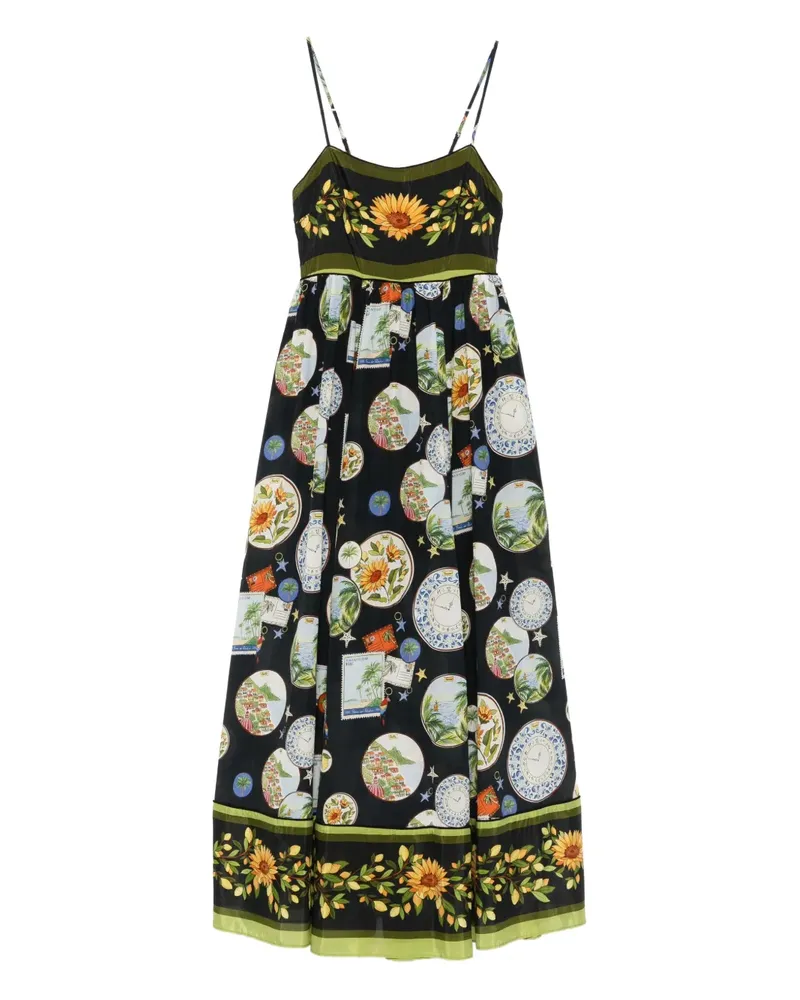 FARM Rio Trip Souvenir Maxikleid - Schwarz Schwarz