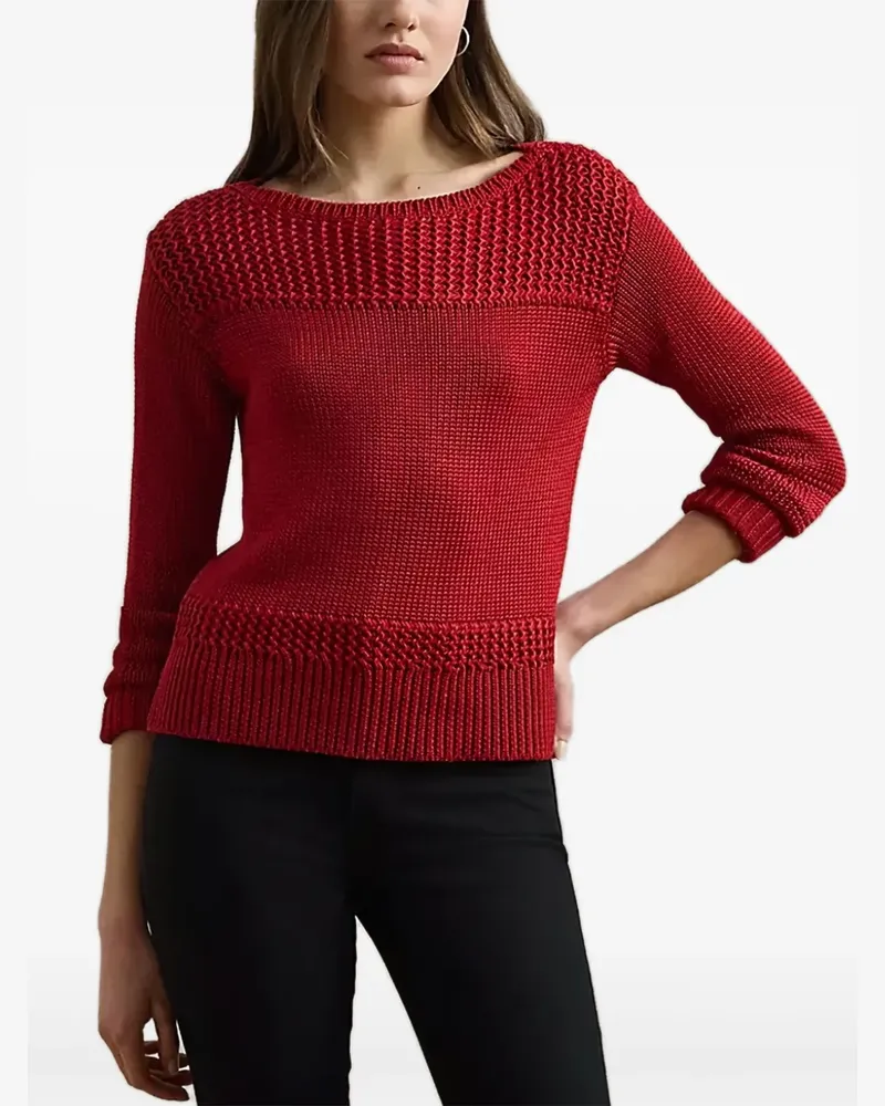 Ralph Lauren boat-neck sweater - Rot Rot