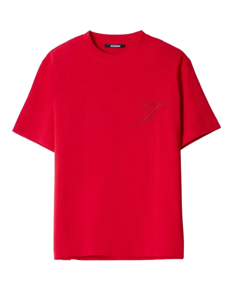 Jacquemus The Logo T-shirt - Rot Rot
