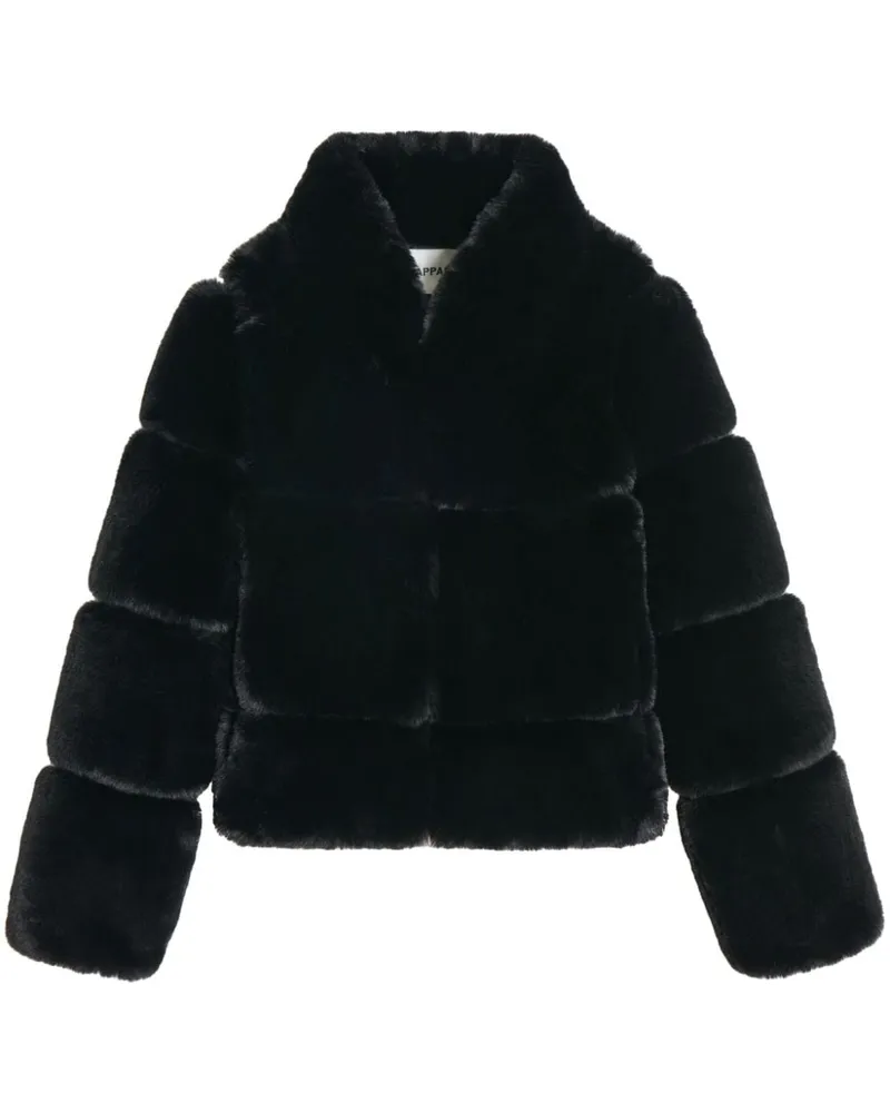 APPARIS Sai Jacke aus Faux Fur - Schwarz Schwarz
