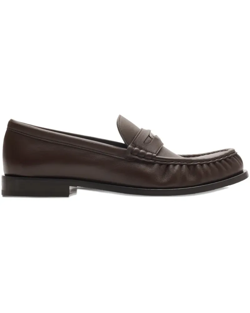 Burberry Cadet leather loafers - Braun Braun