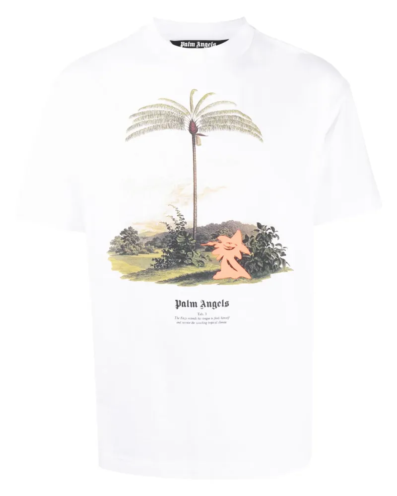 Palm Angels T-Shirt mit "Enzo from the Tropics"-Print - Weiß Weiß