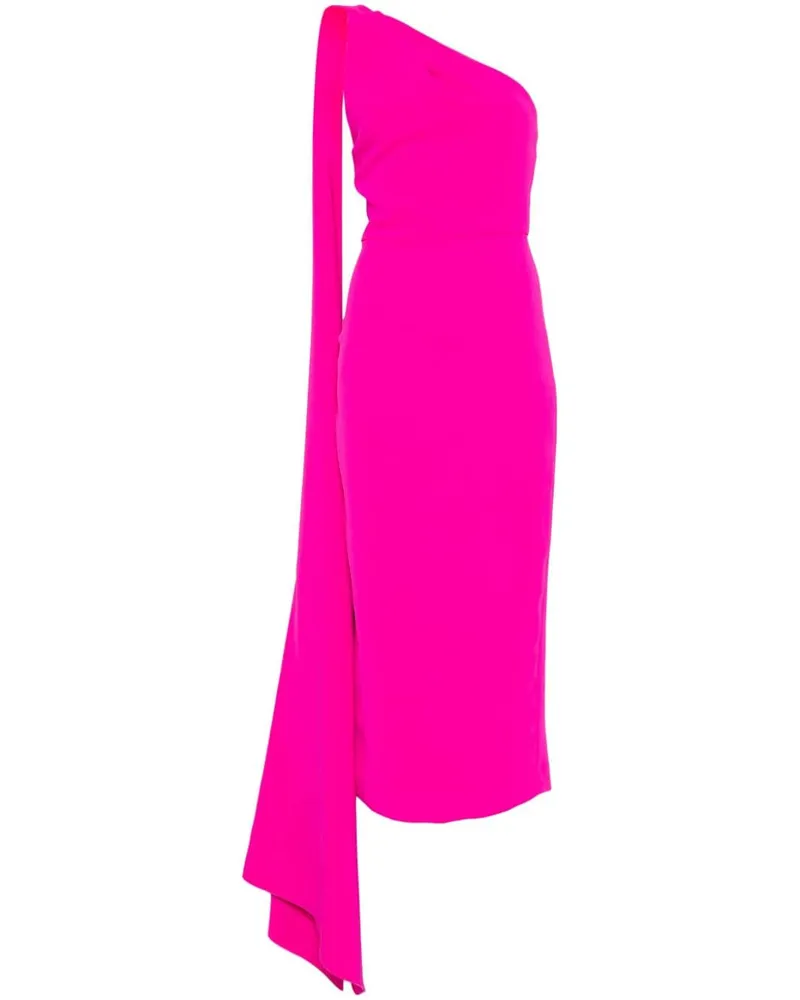 Solace London Samira Midikleid - Rosa Rosa