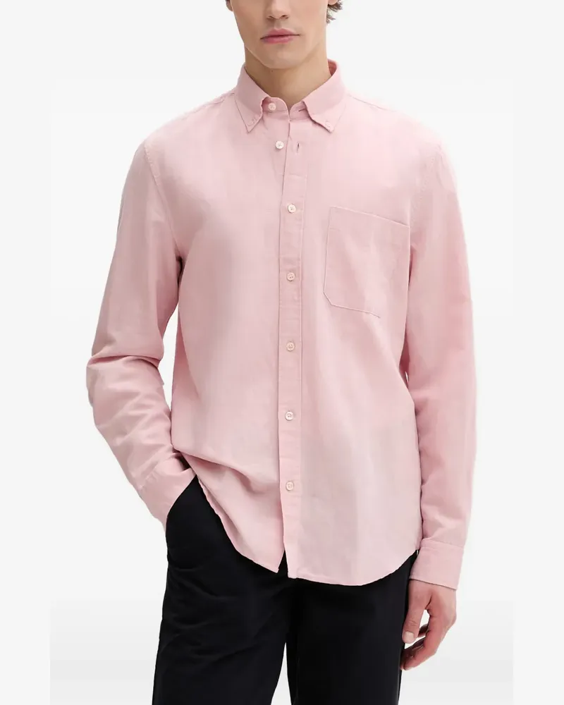 Marc O'Polo button-down collar pocket shirt - Rosa Rosa
