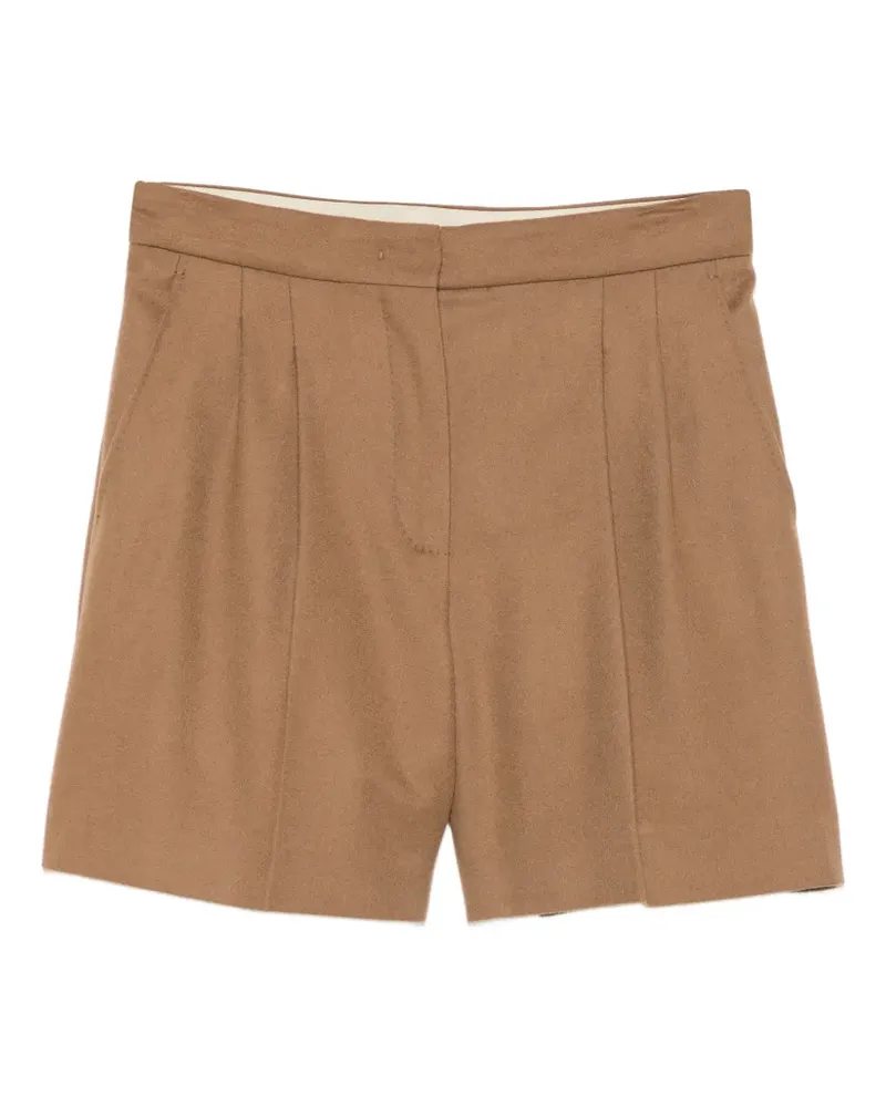 Max Mara Ragazza Shorts mit Falten - Nude Nude