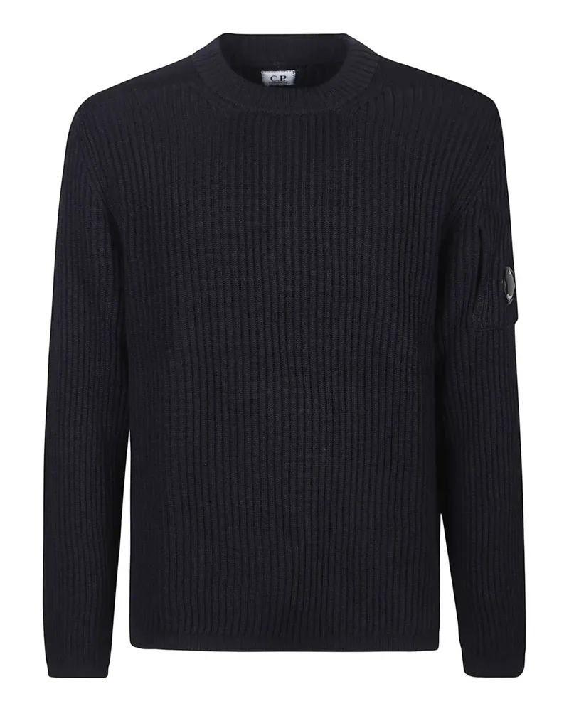 C.P. Company Gerippter Pullover - Blau Blau