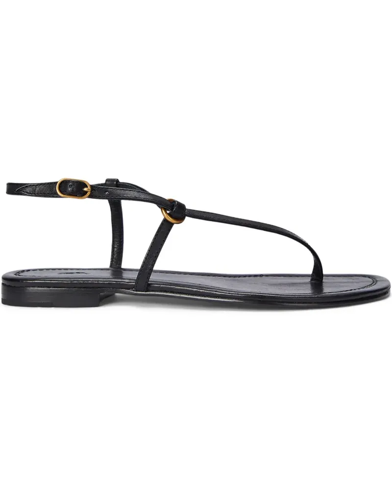 Ralph Lauren Sandalen aus Leder - Schwarz Schwarz