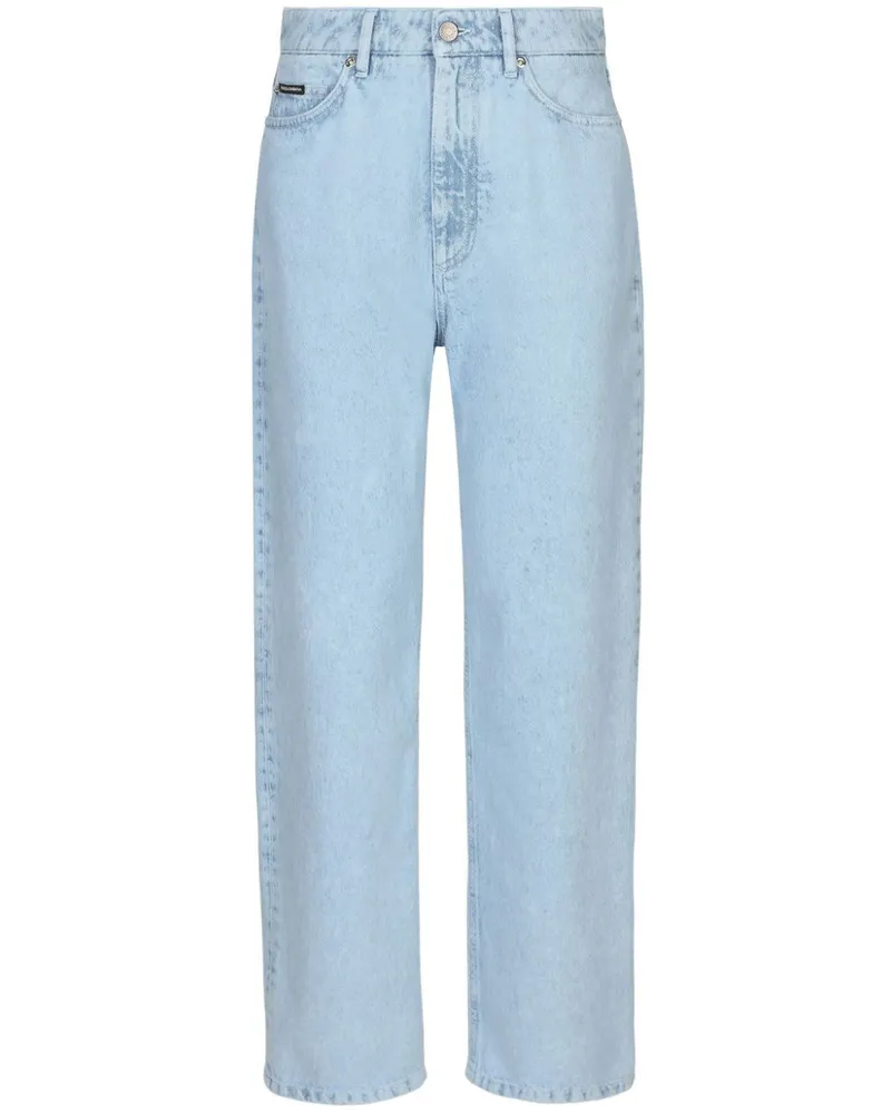 Dolce & Gabbana Jeans mit hohem Bund - Blau Blau