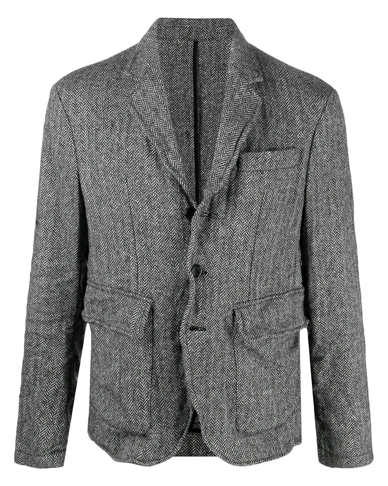 Dsquared2 Sakko mit Fischgrätenmuster - Grau Grau