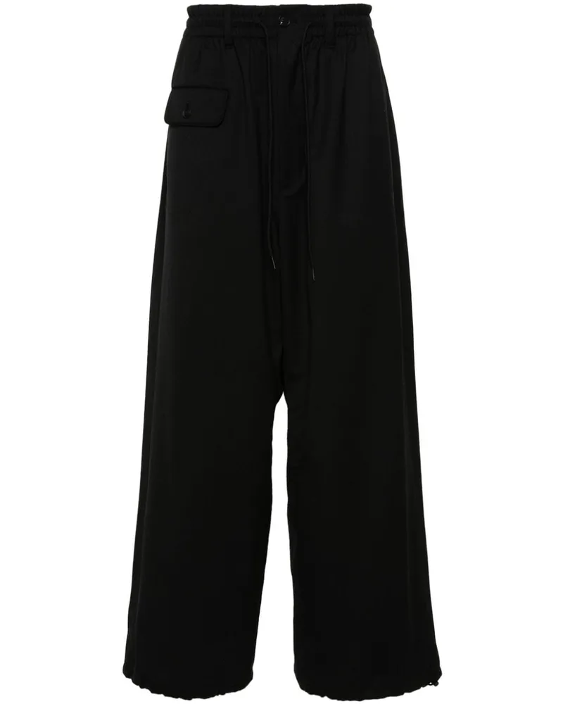 Y-3 Hose mit weitem Bein - Schwarz Schwarz