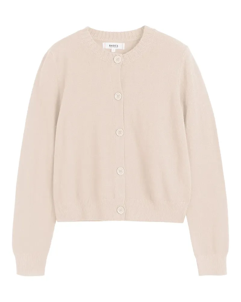 Chinti & Parker Cardigan mit rundem Ausschnitt - Nude Nude