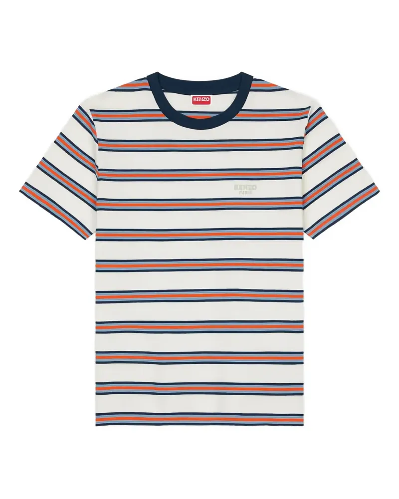 Kenzo Gestreiftes Coast Lines T-Shirt - Nude Nude
