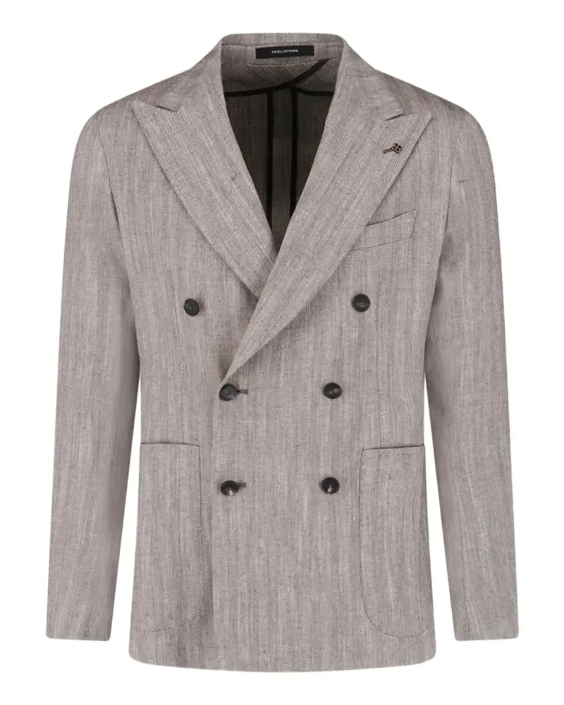 Tagliatore double-breasted blazer - Nude Nude