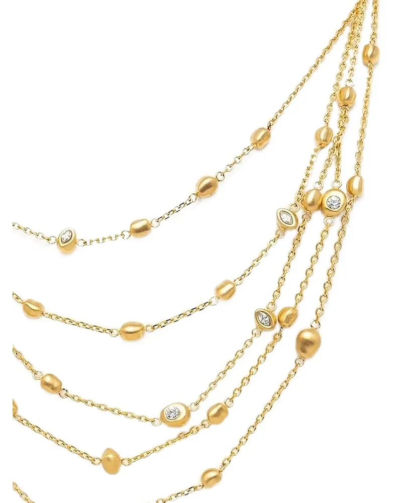 Guess Halskette mit Kristallen - Gold Gold