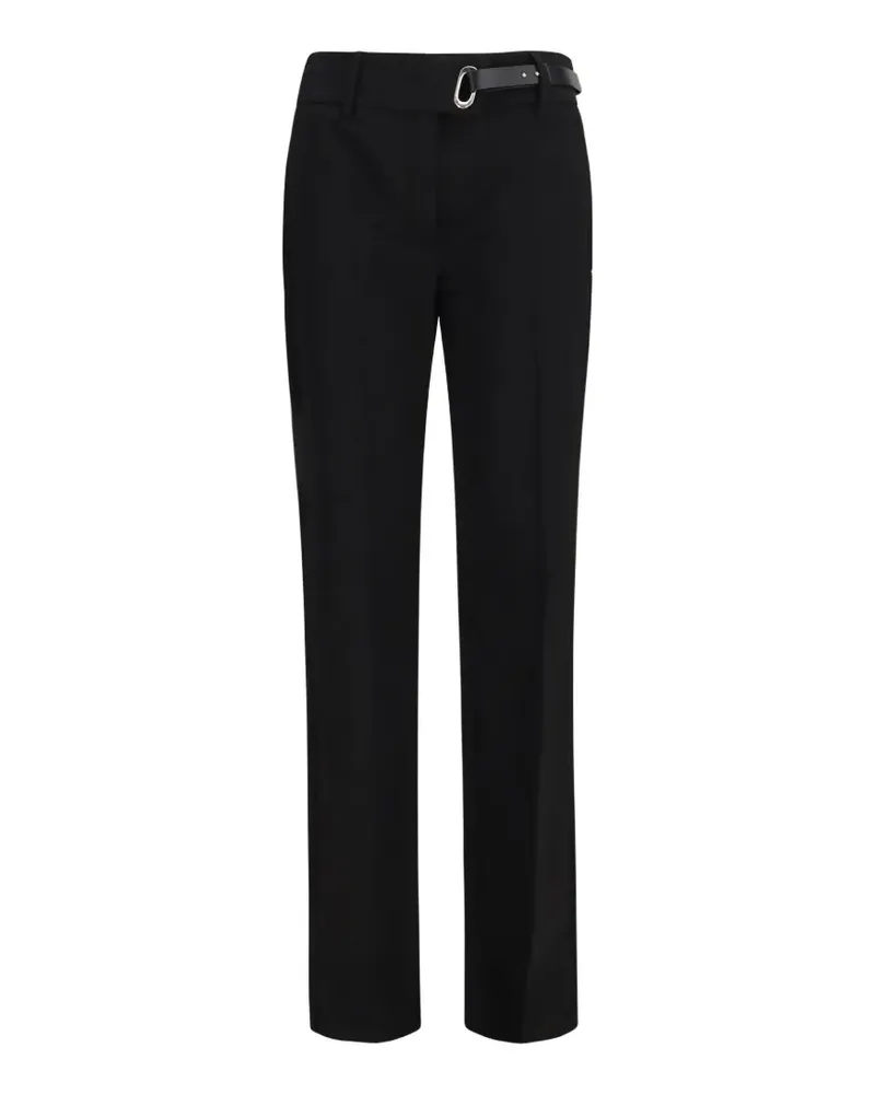 SPORTMAX belted straight-leg trousers - Schwarz Schwarz